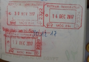 Entry and Exit Stamps